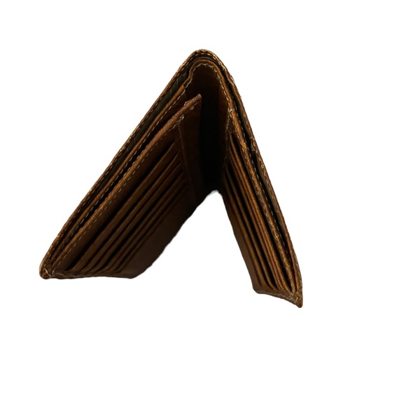 Vintage GOLD PFEIL MADE IN WEST GERMANY Unisex Leather Card Organizer Wallet - Picture 15 of 16